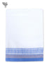 Handloom Cotton Bath Towel With Block Print Border